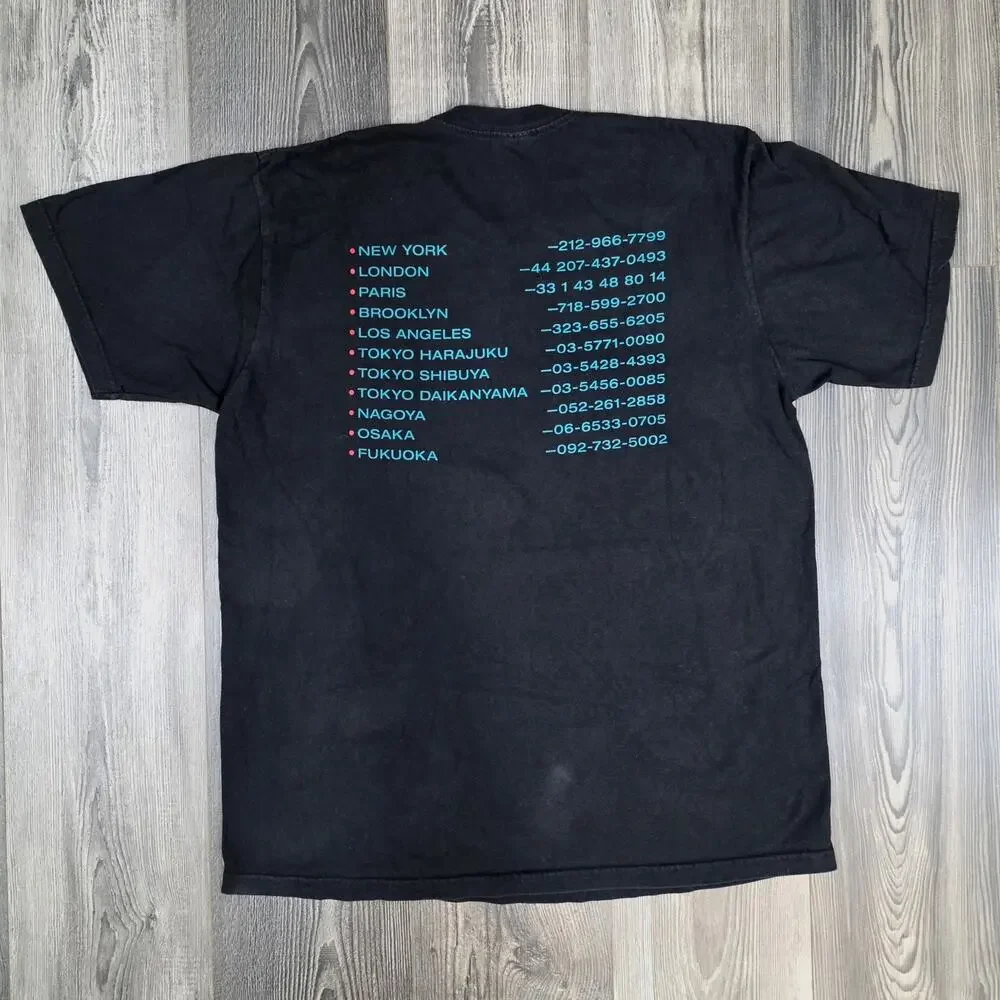 SUPREME AUTHENTIC MEN'S “AUTHORIZED DEALER” "WORE THIS NEW" TEE – SIZE L – BLACK - Picture 2 of 8